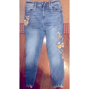 Abercrombie & Fitch High Rose Super Skinny Ankle Jeans